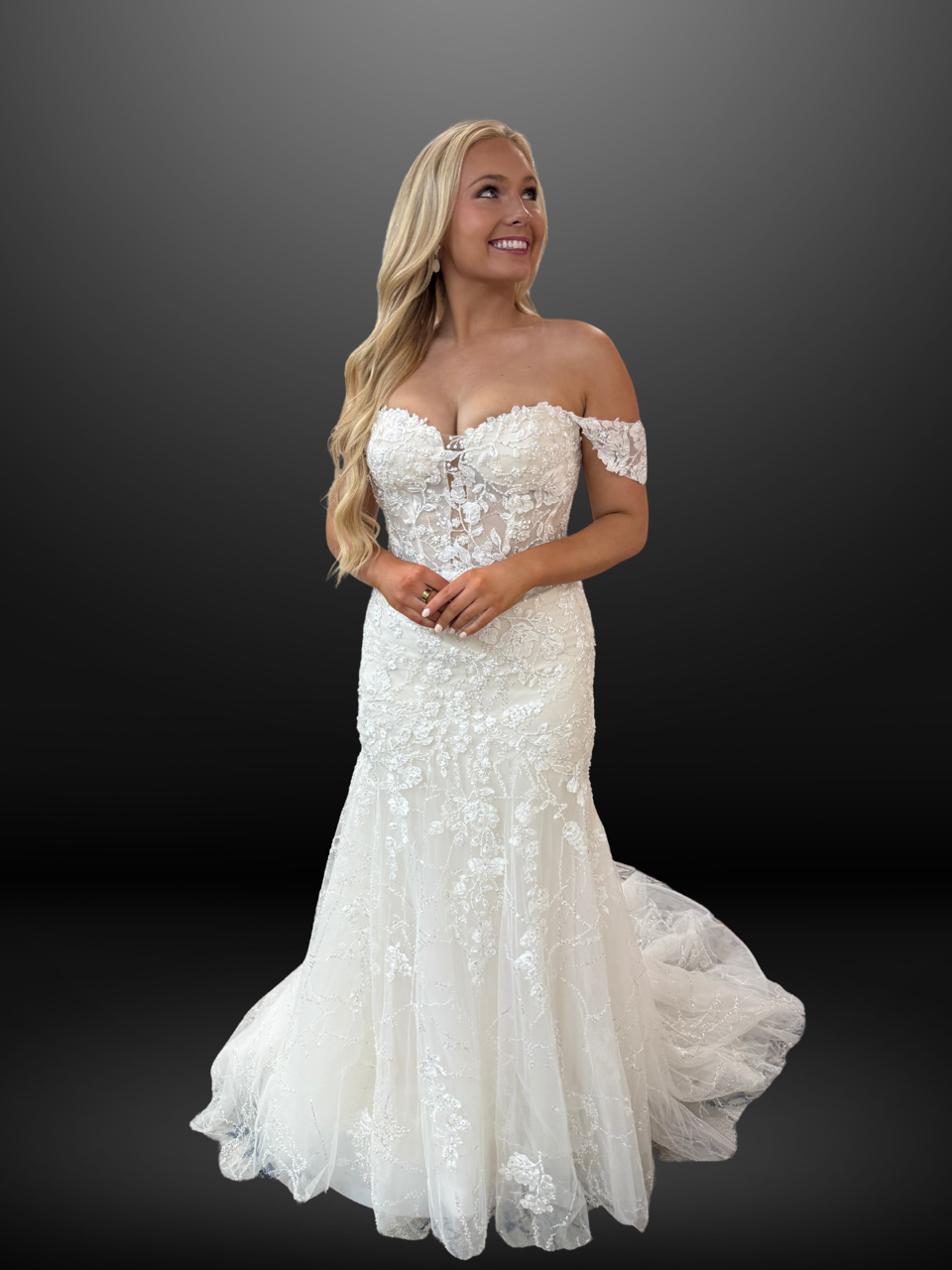 bride in wedding dress