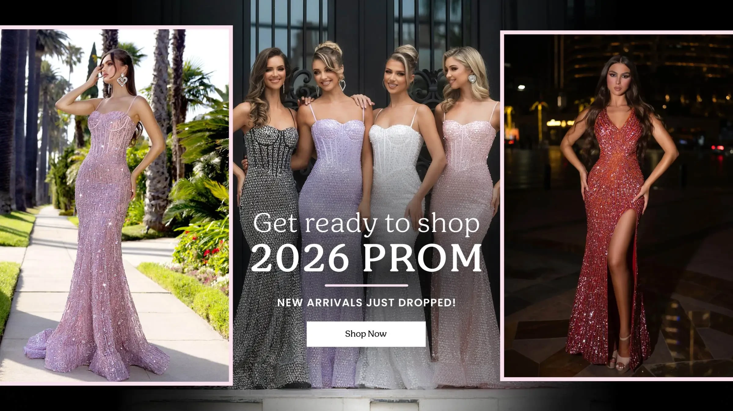 get ready to shop prom 2026 banner